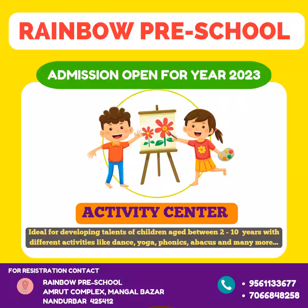  RAINBOW PRE SCHOOL, NANDURBAR
