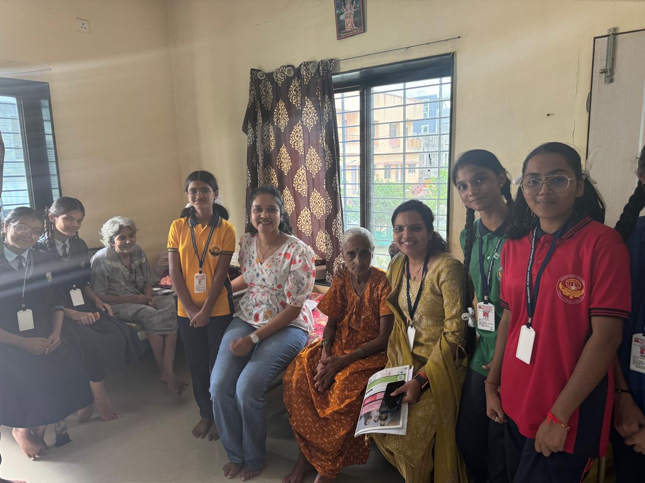 Old-age Home (Vrudhashram) Visit - Community Service Committee 
